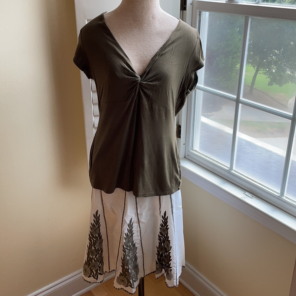 Olive green shirt